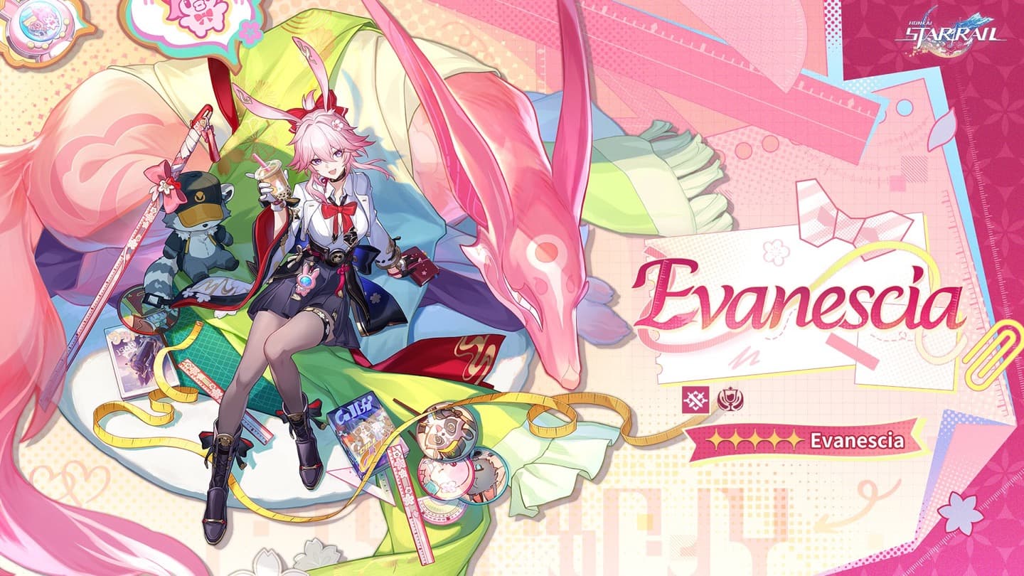 Official Honkai: Star Rail Evanescia artwork